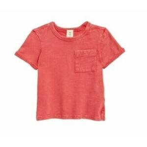 Tucker + Tate Toddler Relaxed Pocket T-Shirt Orange Cherry 6 Months
